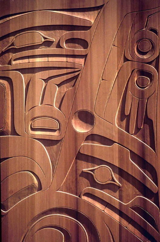 Native Canadian Carved Cedar 